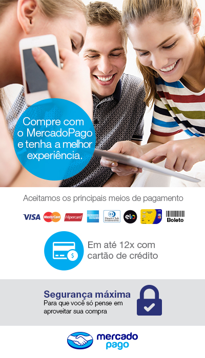 Aceitamos os principais meio de pagamento. MercadoPago + BBB Aceitamos os principais meio de pagamento. MercadoPago + BBB